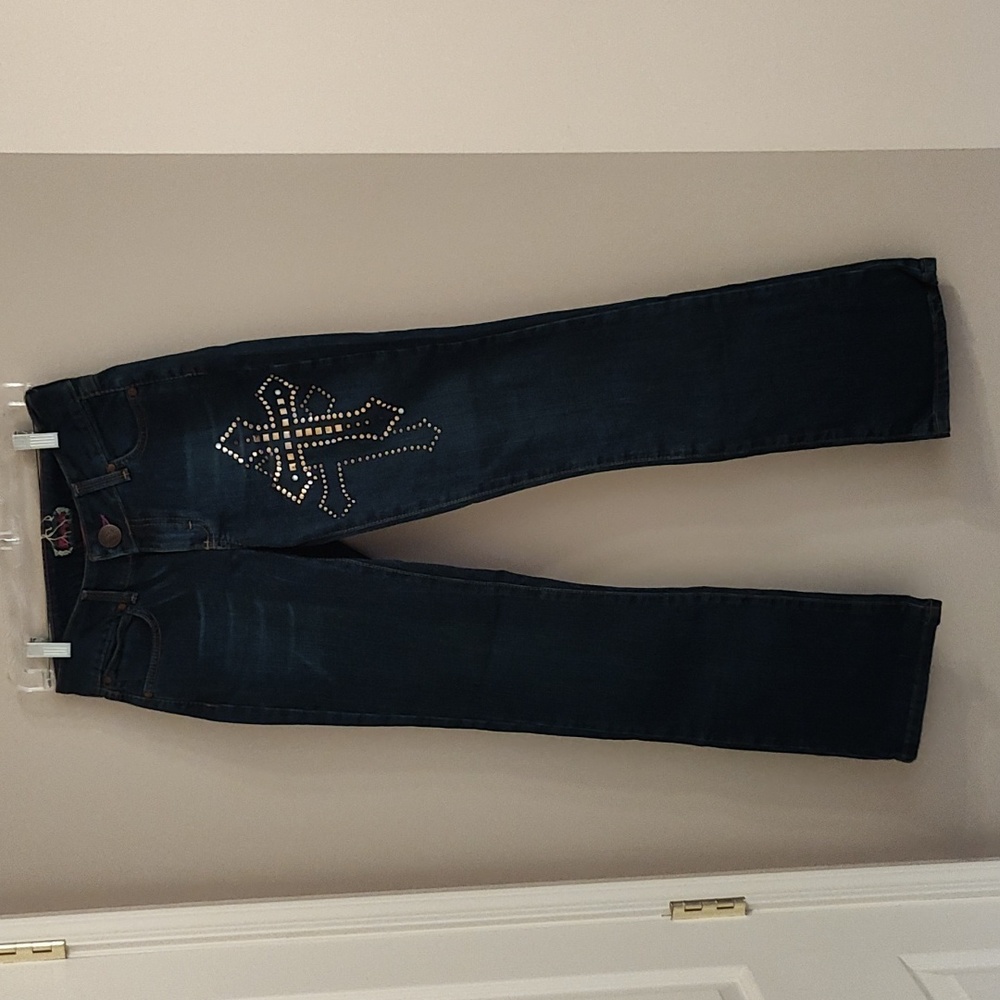 Ladies Wrangler Jeans with Cross Applique